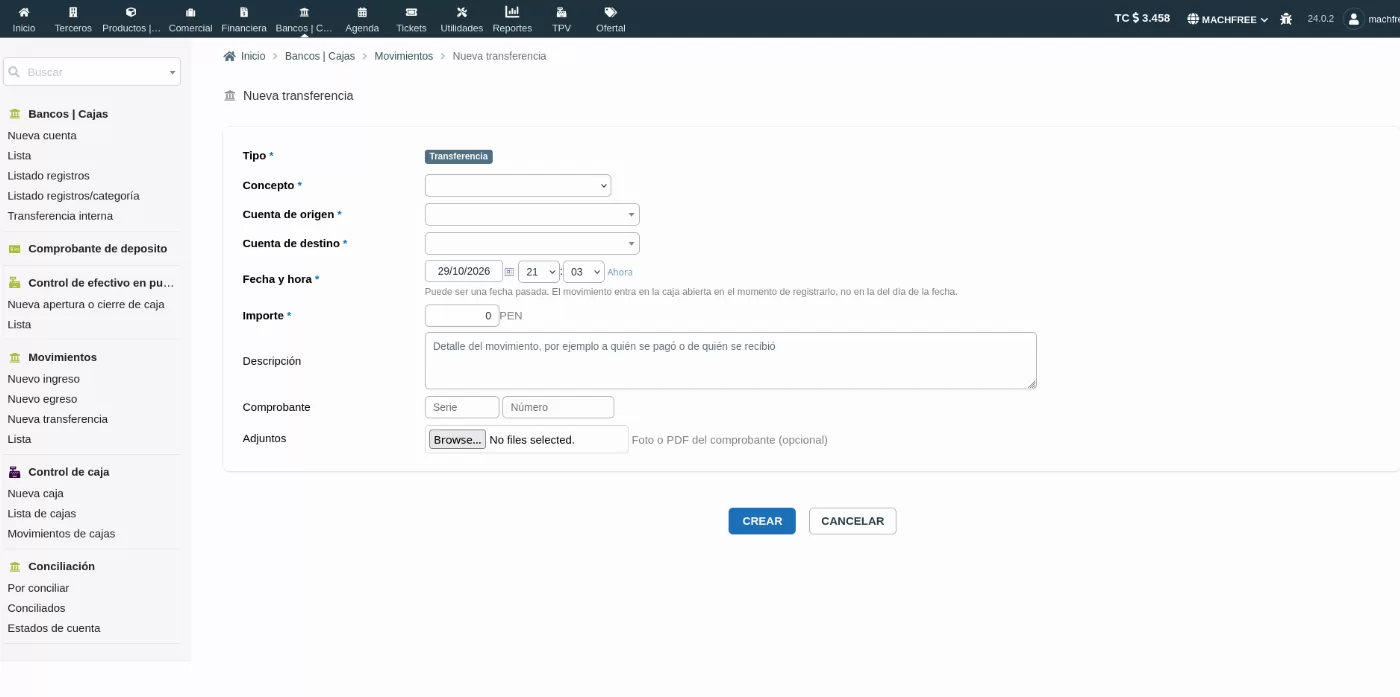 Captura 3 de MODULO BANKCON